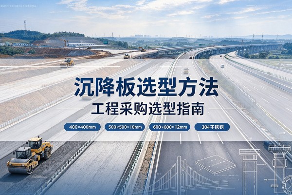 监利沉降板选择方法