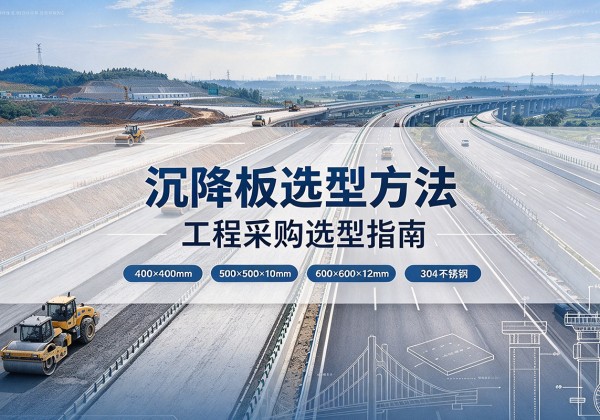 监利沉降板选择方法